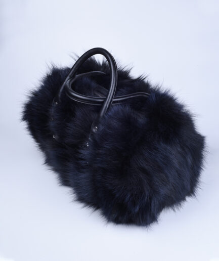 Furry handbag
