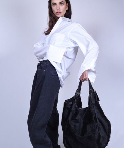 Maxi pony shopping bag