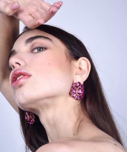 Orecchini fucsia