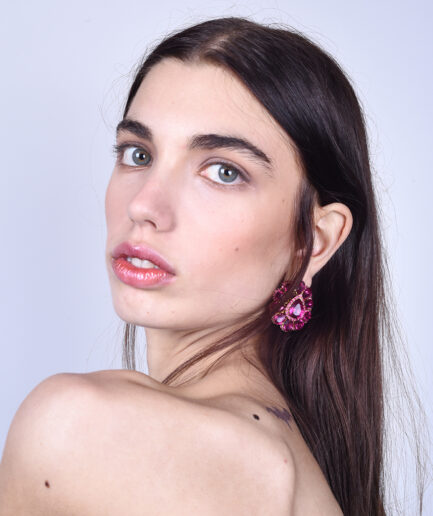 Orecchini fucsia
