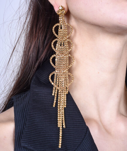 Orecchini gold hearts fall