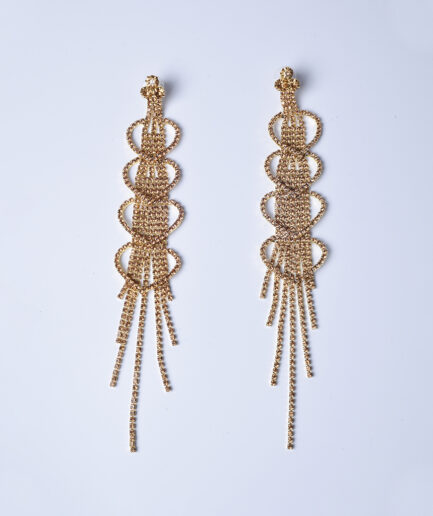 Orecchini gold hearts fall
