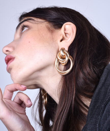 Orecchini gold hoops