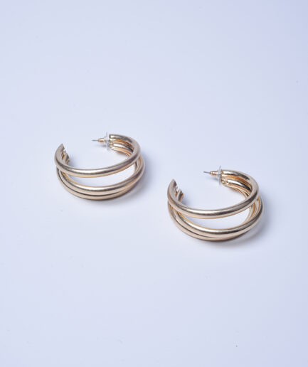 Orecchini gold tris