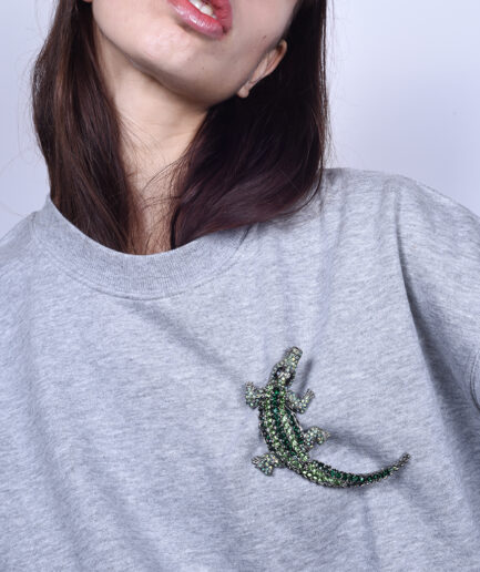 Spilla alligator