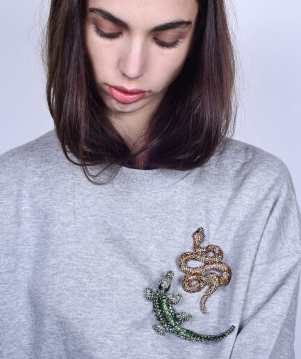 Spilla alligator