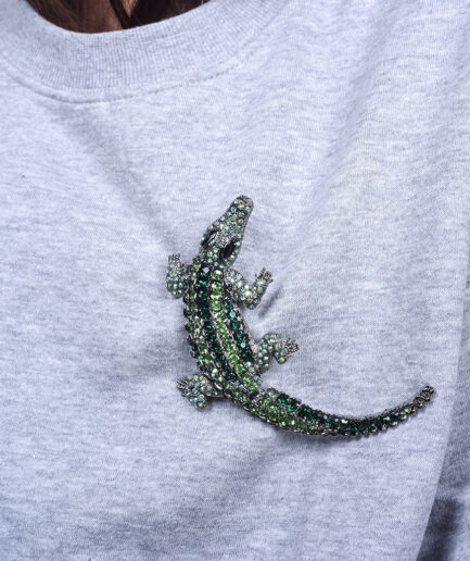 Spilla alligator