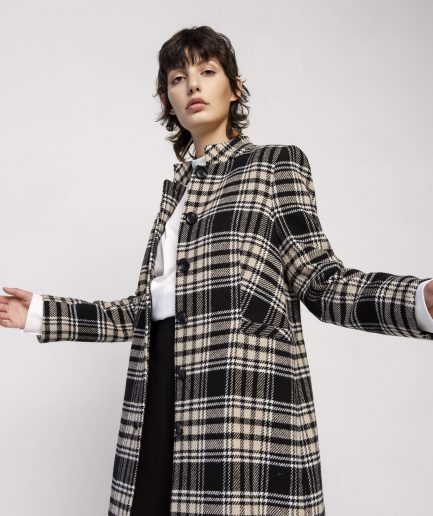 Giacca cappotto "Jane" in tartan