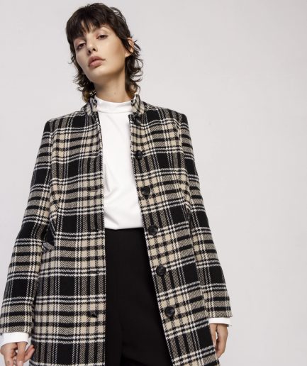 Giacca cappotto "Jane" in tartan