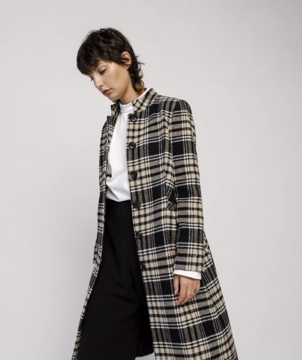 Giacca cappotto "Jane" in tartan