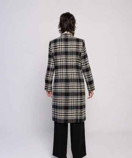 Giacca cappotto "Jane" in tartan