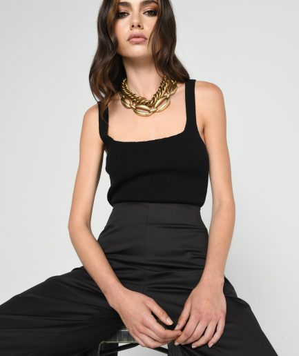 Burnished gold chain