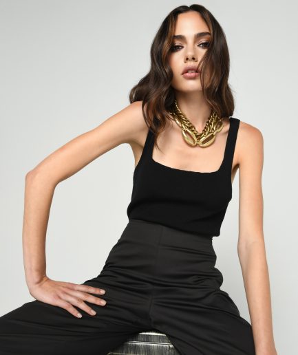 Burnished gold chain