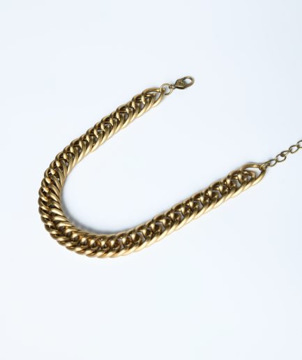 Burnished gold chain