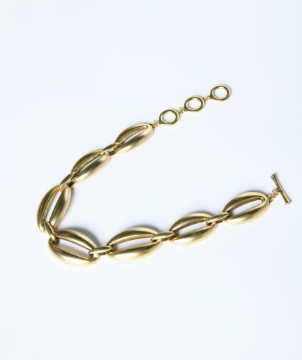 Burnished gold vintage link
